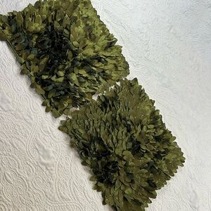 THRO by Marlo Lorenz - 2 throw pillow removable/washable covers with zipper